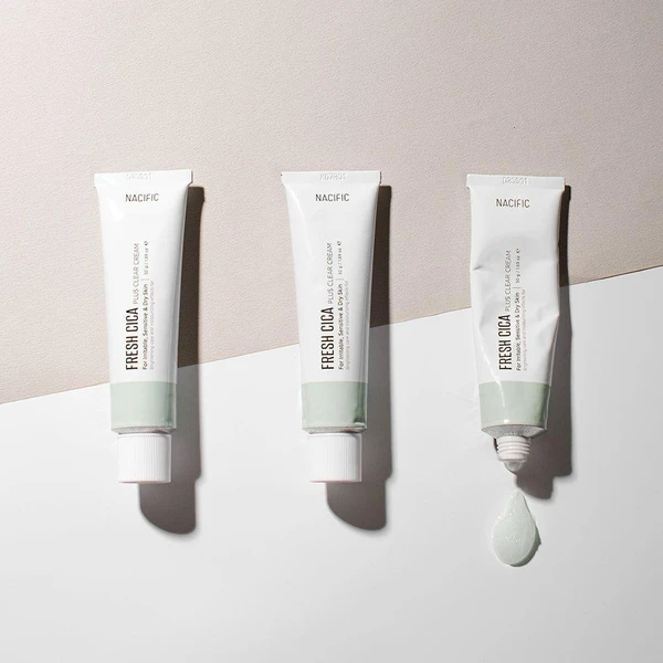 کرم NACIFIC Fresh Cica Plus Clear ناسیفیک 50 گرم | تسکیندهنده و ضدجوش